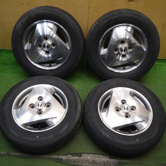 4本価格！21年★ホンダ バモス 純正 155/70R13 ダンロップ エナセーブ EC204 13インチ PCD100/4H★5080107Hノ
