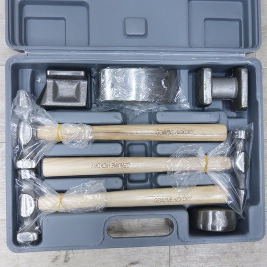 [送料無料] 美品◆STRAIGHT ストレート 鈑金 ハンマー セット Art.19-0105 ウッドハンドル GENUINE HICKORY ジェニュイン ヒッコリー◆