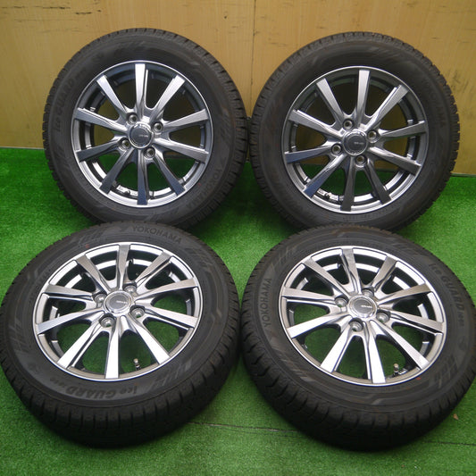 [送料無料] バリ溝！23年！キレイ！ほぼ10分★スタッドレス 165/65R14 ヨコハマ アイスガード iG60 GRASS グラス 14インチ PCD100/4H★4092501Hス