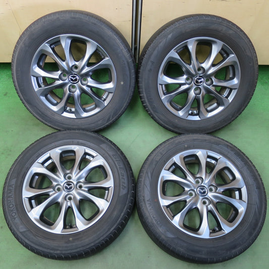 キレイ★マツダ DJ デミオ 純正 185/65R15 ヨコハマ ブルーアース AE01F BluEarth-A AE50 15インチ PCD100/4H★6050810イノ