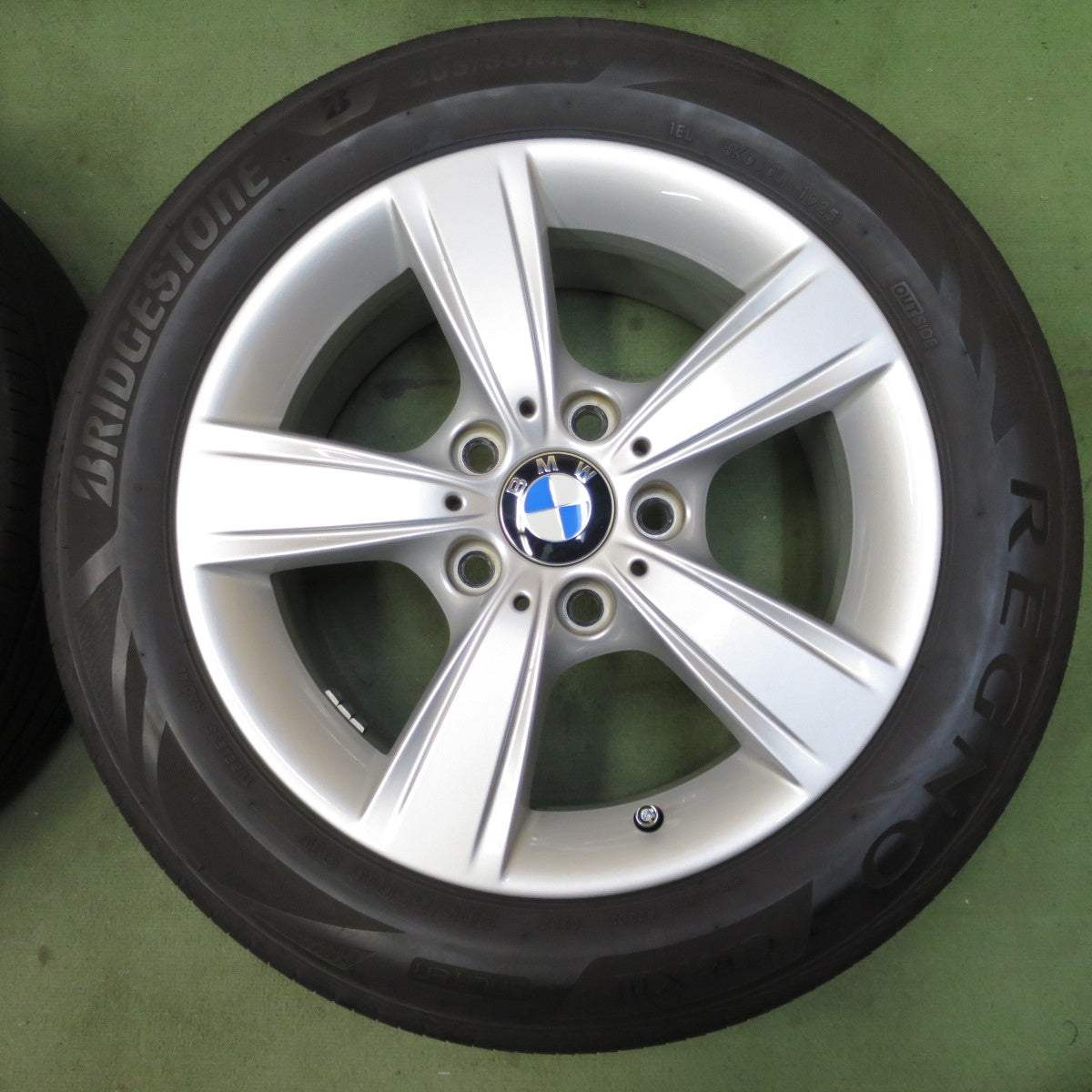 バリ溝！25年！キレイ！9.5分◎BMW 1シリーズ F20 純正 205/55R16 ブリヂストン レグノ GR-X3 16インチ PCD120/5H◎6100501NGノ