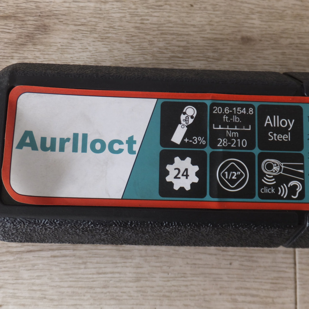 ★Aurlloct ヘビーデューティトルクレンチ Professional+ 28～210N.m +-3% 24 1/2" Alloy Steel★