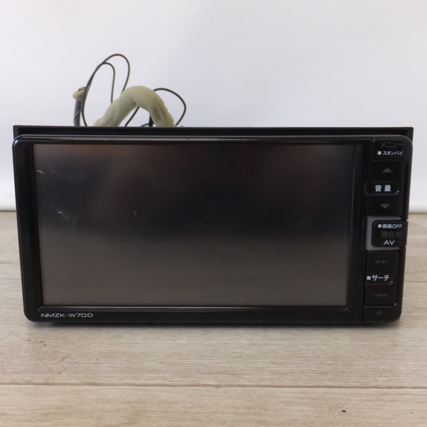 [送料無料] 現状品★ケンウッド製 ダイハツ 純正 ワイドエントリーメモリーナビ 08545-K9135 NMZK-W70D[50]★