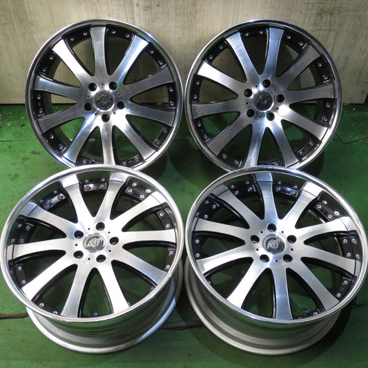 *送料無料* 4本価格★BMW レクサス等 VIENNA ヴィエナ ツウェール タナベ ホイール 20インチ 20×8.5J 20×9.5J PCD120/5H★4040902クホ