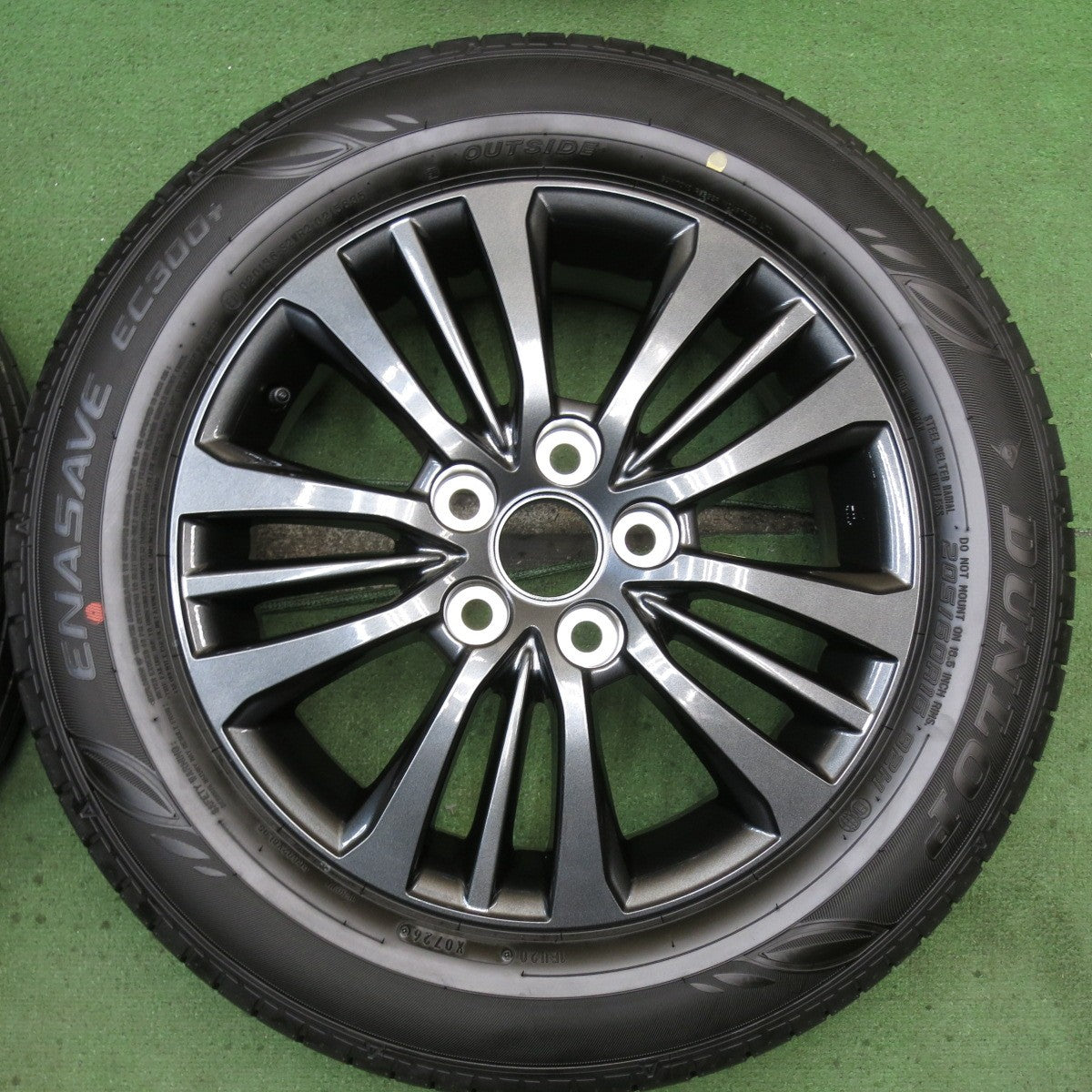 新車外し！26年◎トヨタ 90系 ノア ヴォクシー S-G 純正 ENKEI 205/60R16 ダンロップ エナセーブ EC300+ 16インチ エンケイ PCD114.3/5H◎6083103KKノ