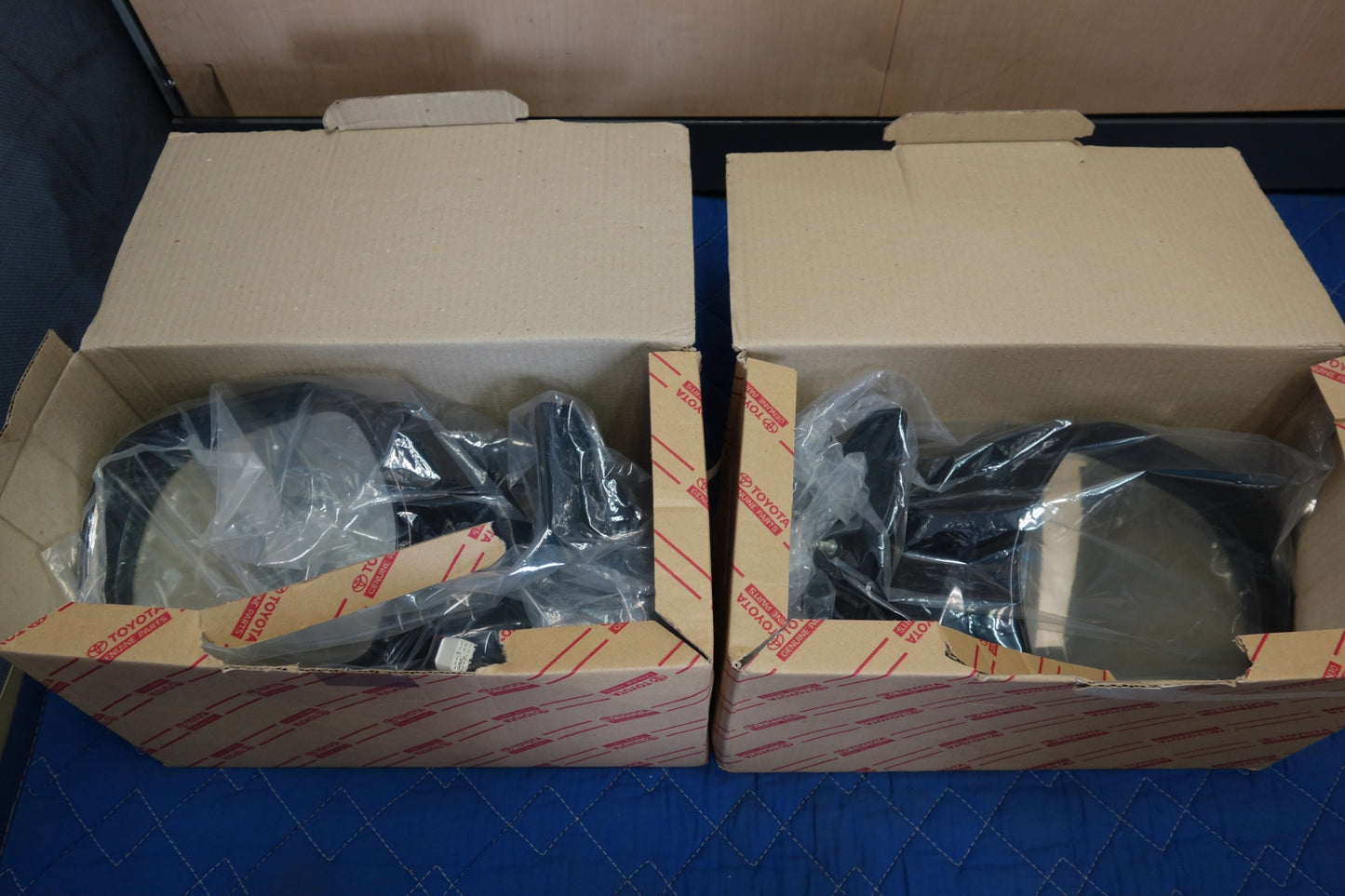 [送料無料] キレイ！左右セット☆トヨタ 215系 ハイラックス サーフ 純正 ドア ミラー 87910-35680-C0 87940-35680-C0 ブラック サイド ミラー TOYOTA☆
