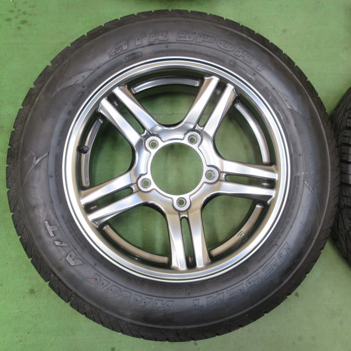 バリ溝！キレイ！8.5分★スズキ ジムニー ランドベンチャー クロスアドベンチャー 純正 175/80R16 ATR SPORT DESERT HAWK A/T 16インチ PCD139.7/5H★6022808イノ