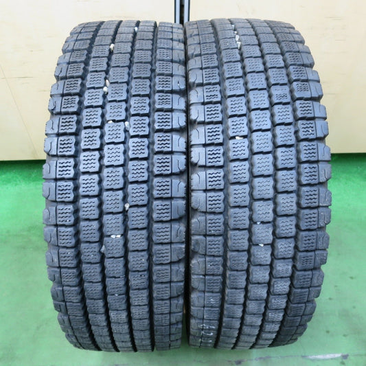 バリ溝！21年！8.5分！2本★トラック タイヤ 265/70R19.5 140/138J スタッドレス ブリヂストン W910 19.5インチ★5021410イスタ