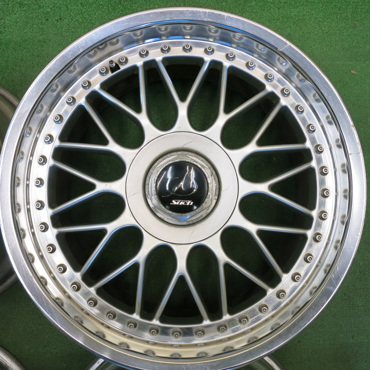 希少 4本価格◎Stich MR シュティッヒ メッシュ ホイール 17インチ 17×7J 17×8J PCD114.3/4H 5H マルチ◎6070901HAホ