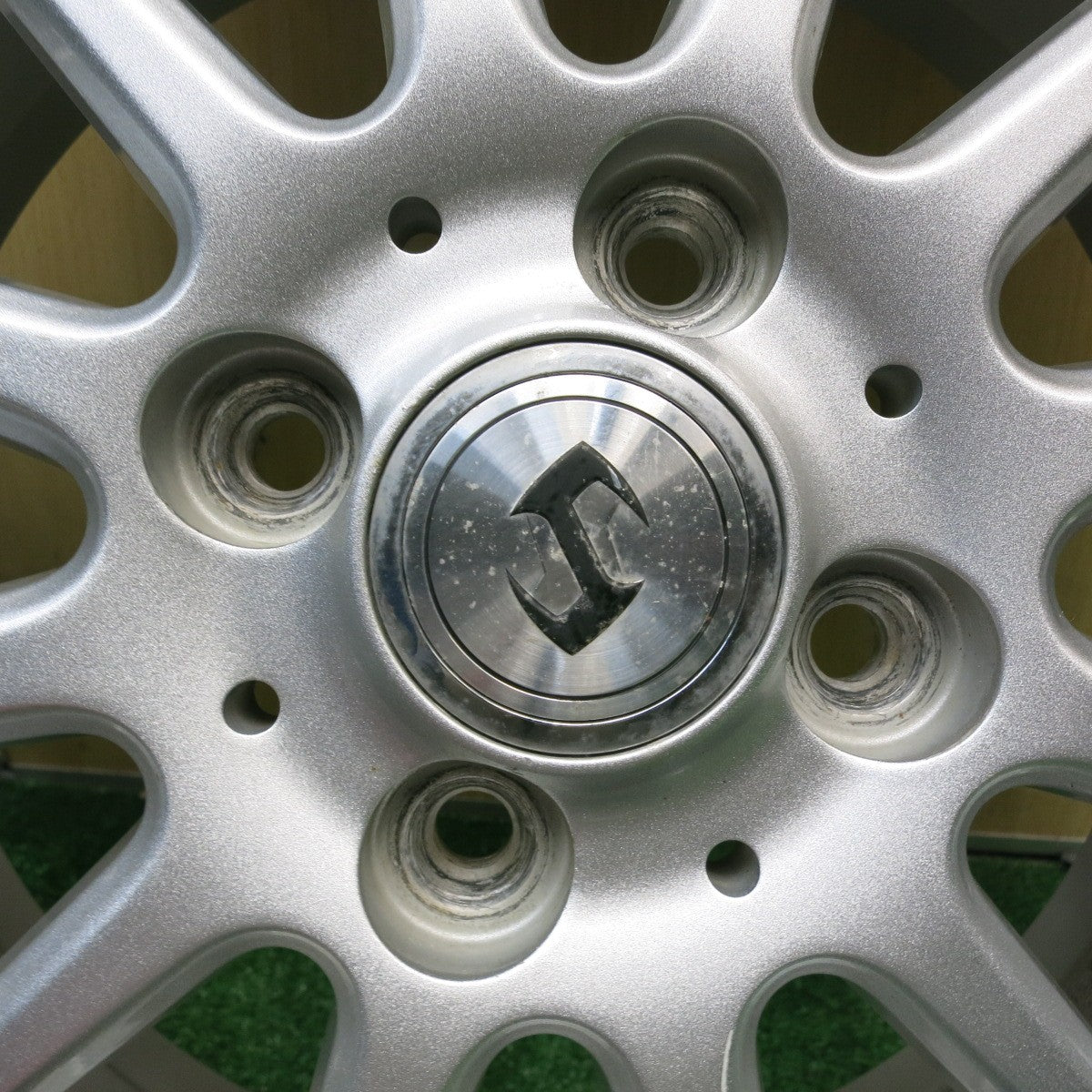 超バリ溝！ほぼ10分★スタッドレス 155/65R14 グッドイヤー アイスナビ6 社外 アルミ 14インチ PCD100/4H★6050508HAス