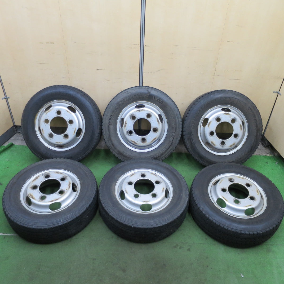 6本価格★トラック 195/75R15 109/107L スタッドレス ブリヂストン ブリザック W979 ダンロップ ウインターマックス LT03 TOPY スチール 15インチ PCD203.2/5H★6031101ナス