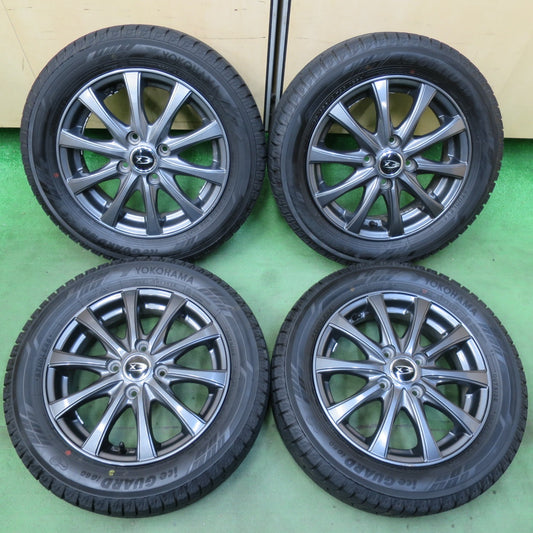 バリ溝！24年！9.5分★スタッドレス 165/65R14 ヨコハマ アイスガード iG60 Exsteer エクスター 14インチ ソリオ ハスラー 等 PCD100/4H★5102008イス