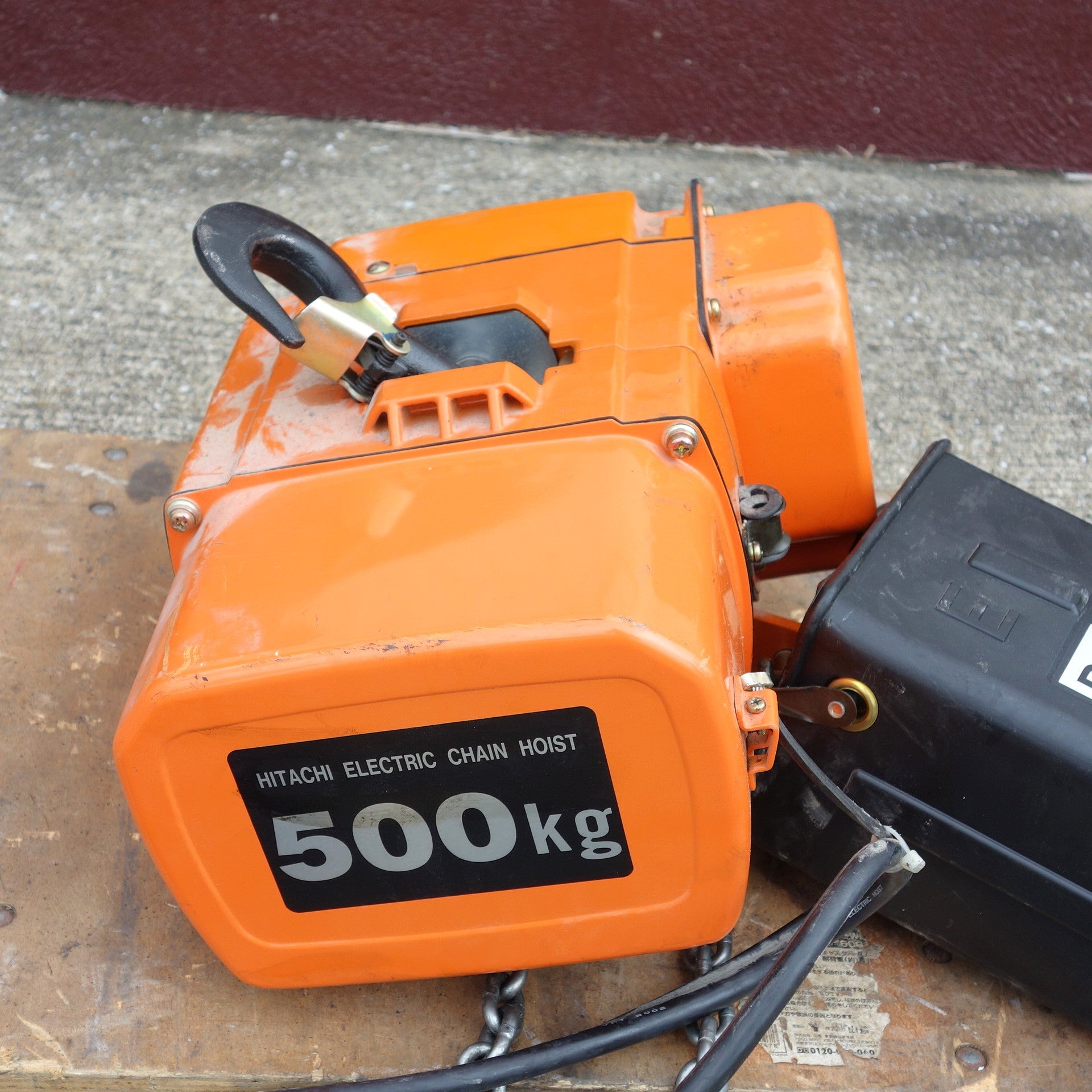 日立500キロホイスト HITACHI 電動チェーンホイスト 500kg HITACHI/日立 500kg 6m