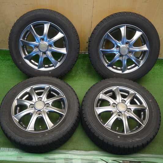 キレイ◎スタッドレス 155/65R13 オートバックス ノーストレック N3i LEBEN レーベン 13インチ PCD100/4H◎6093003Hス