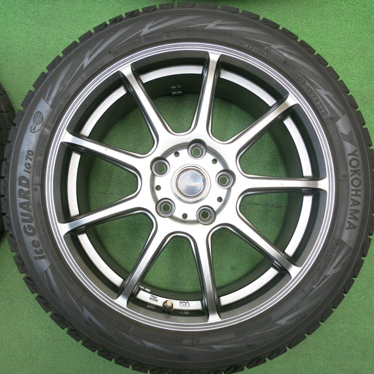 4本価格！22年★スタッドレス 225/45R17 ヨコハマ アイスガード iG70 G.speed Gスピード 17インチ PCD114.3/5H★6020510HAス