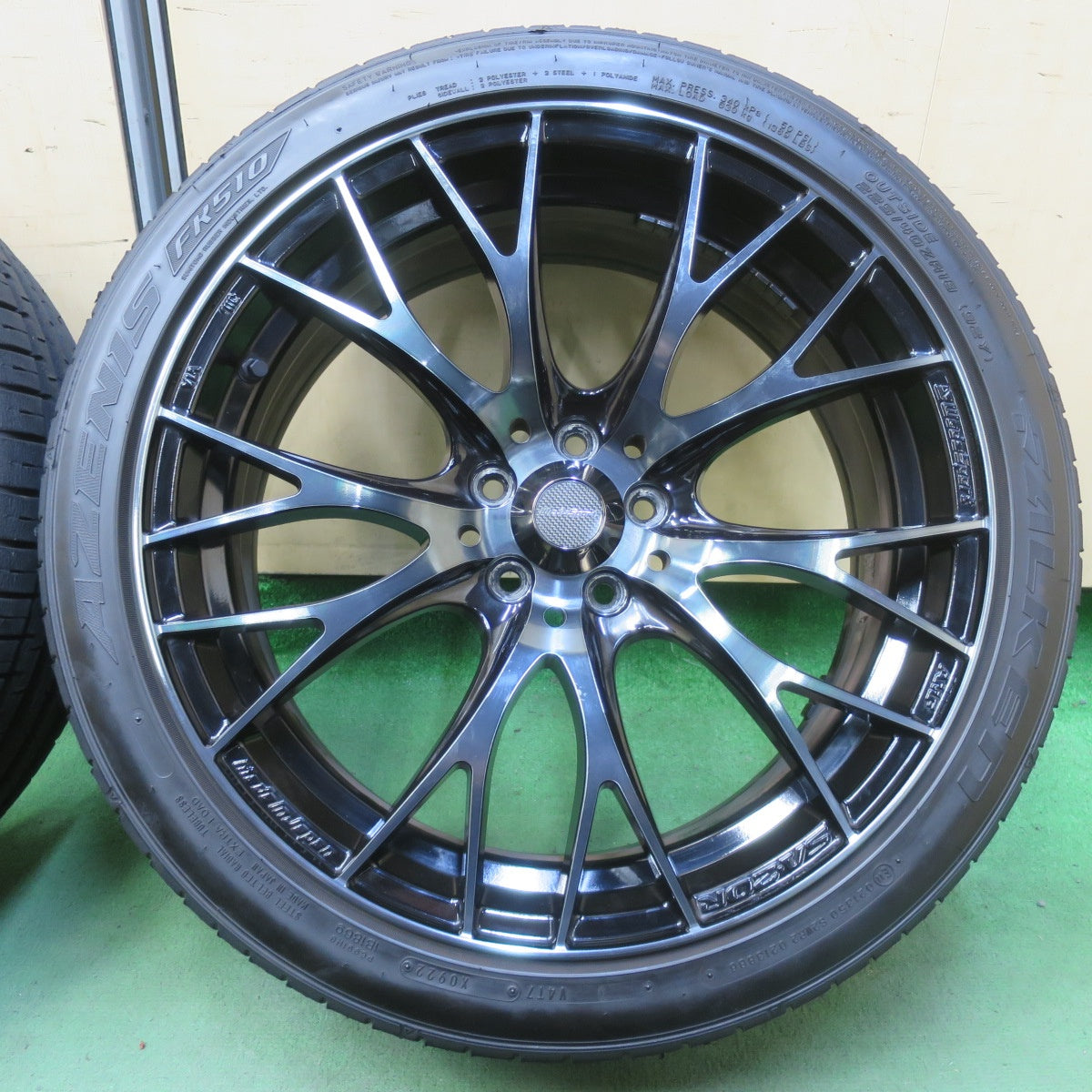バリ溝！22年！キレイ！9分★86 BRZ 等 WedsSport SA-20R AMF 225/40R18 ファルケン アゼニス FK510 18インチ ウェッズスポーツ PCD100/5H★6043004イノ