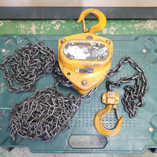 [送料無料] ☆KITO キトー 手動式 チェーンブロック M3 1t 工具 1000kg 1トン 1ton 1TON  吊り☆