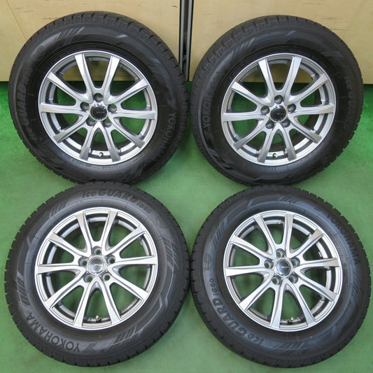 バリ溝！22年！キレイ！9分★プリウス 等 195/65R15 スタッドレス ヨコハマ アイスガード iG60 MiLLOUS ミルアス 15インチ PCD100/5H★5013105イス