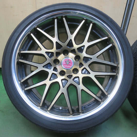 バリ溝！23年！9.5分◎WORK DURANDAL DD3 245/35R20 ヨコハマ AVID ENVigor ワーク デュランダル 20インチ PCD114.3/5H◎6092802IMノ