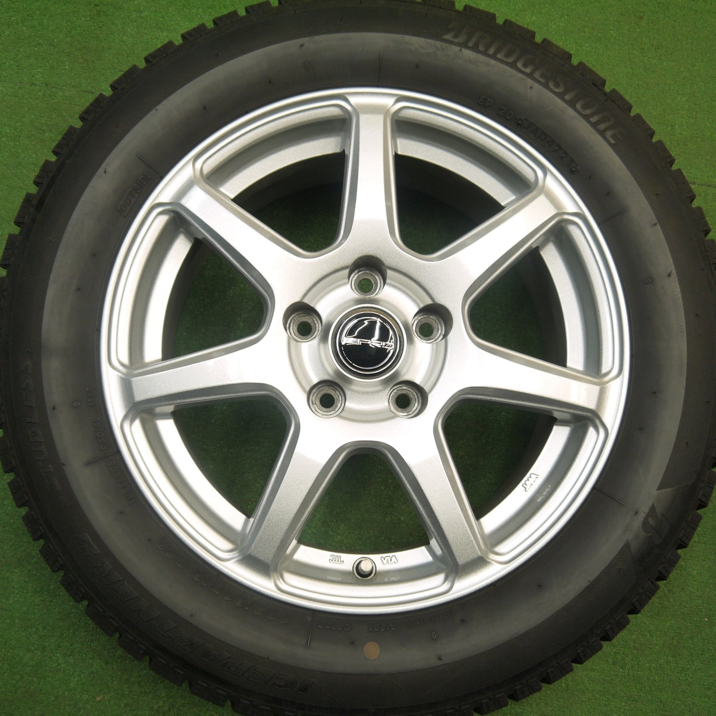 バリ溝！21年！キレイ！9分★スタッドレス 205/60R16 ブリヂストン アイスパートナー2 PRD SP7 16インチ PCD114.3/5H★5120103Hス