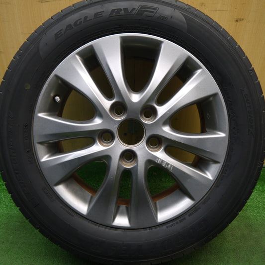 バリ溝！22年！9.5分！1本★トヨタ 70系 ノア ヴォクシー 純正 205/60R16 グッドイヤー イーグル RVF ECO 16インチ PCD114.3/5H★6020309Hノ