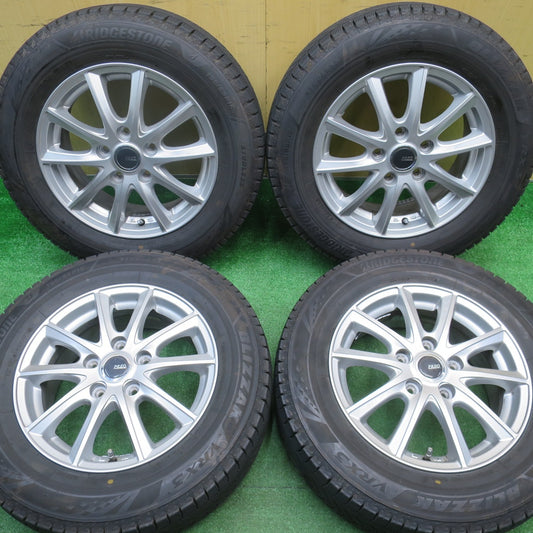 バリ溝！23年！キレイ！9.5分★スタッドレス 195/65R15 ブリヂストン ブリザック VRX3 PREO プレオ 15インチ PCD114.3/5H★5111107NJス