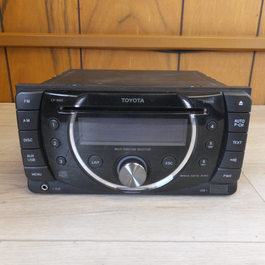 [送料無料] 現状品★パイオニア製 トヨタ TOYOTA 純正 USB/CDチューナー 08600-00J10 CP-W60 DEH-M8247ZT★