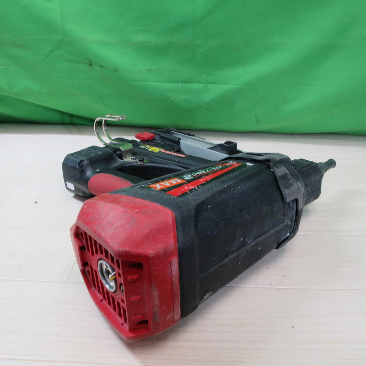 [送料無料] バッテリー2個☆マックス ガス式 ピン打機 ガスネイラ GS-738C2 充電器 ケース付き MAX 工具☆