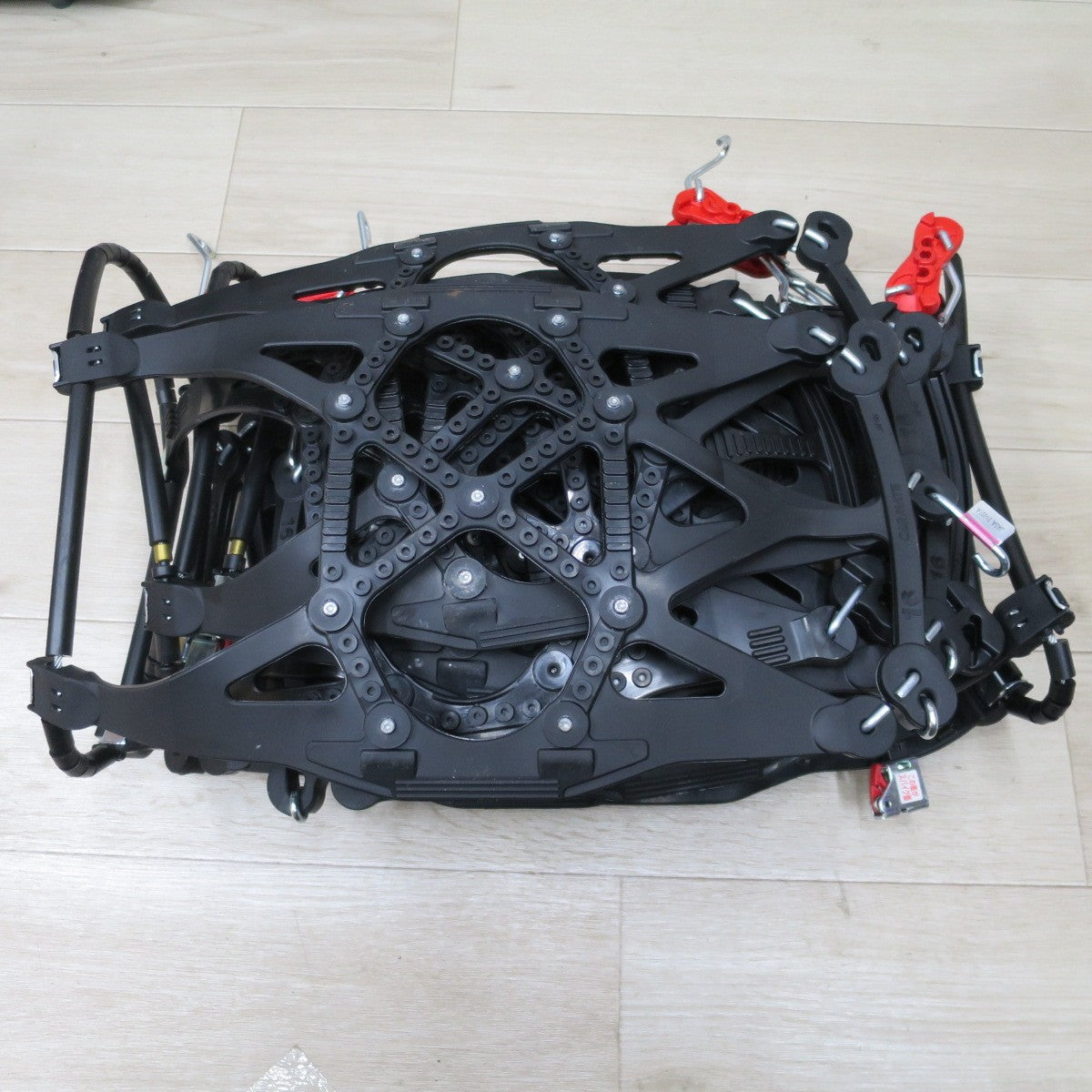 [送料無料] ほぼ未使用◆カーメイト 非金属 タイヤ チェーン QE16L  バイアスロン クイックイージー 滑り止め 225/65R17 235/60R17 225/55R18◆