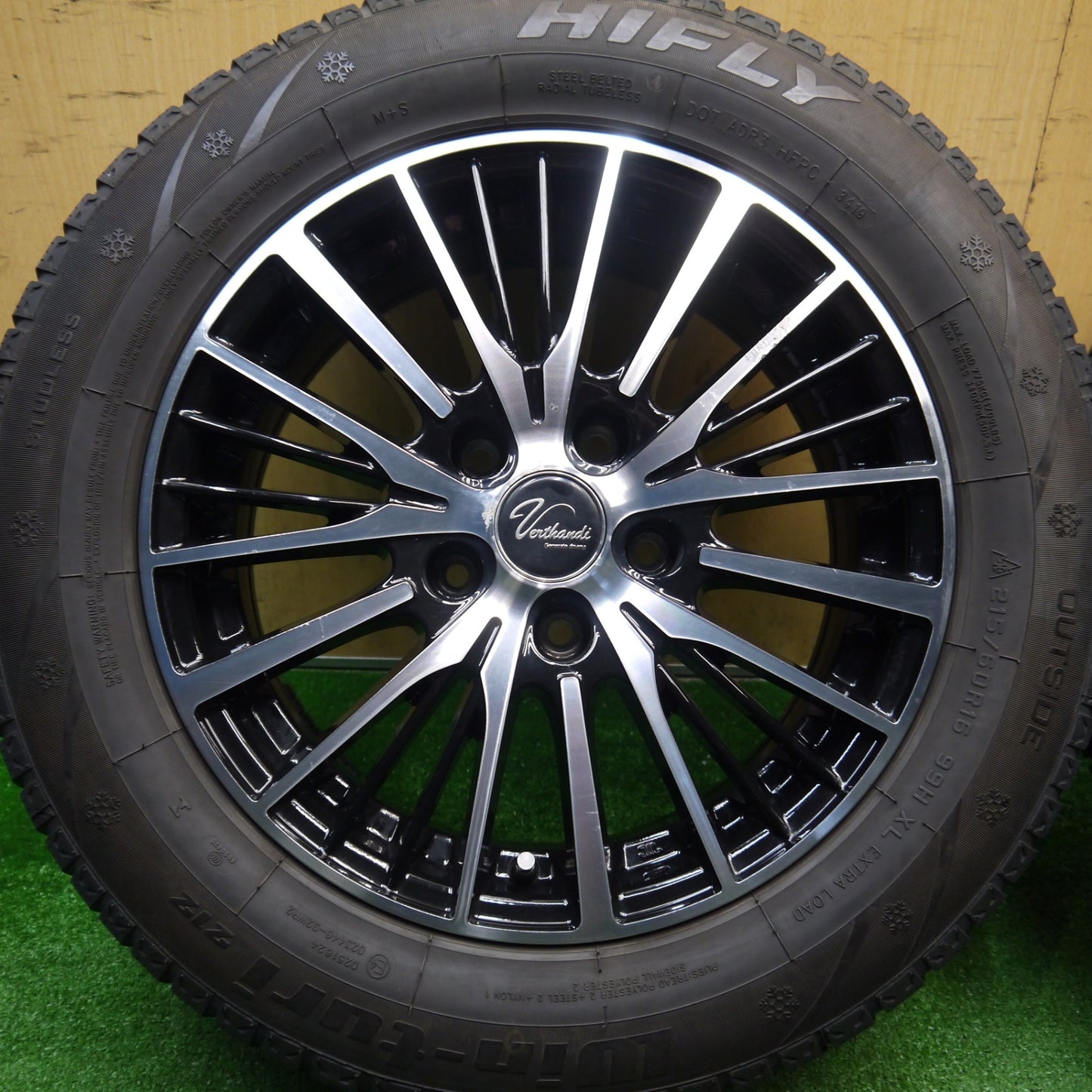 4本価格★スタッドレス 215/60R16 ハイフライ Win-turi 212 Verthandi ヴェルサンディ ヴェルザンディ 16インチ PCD114.3/5H★5112102Hス