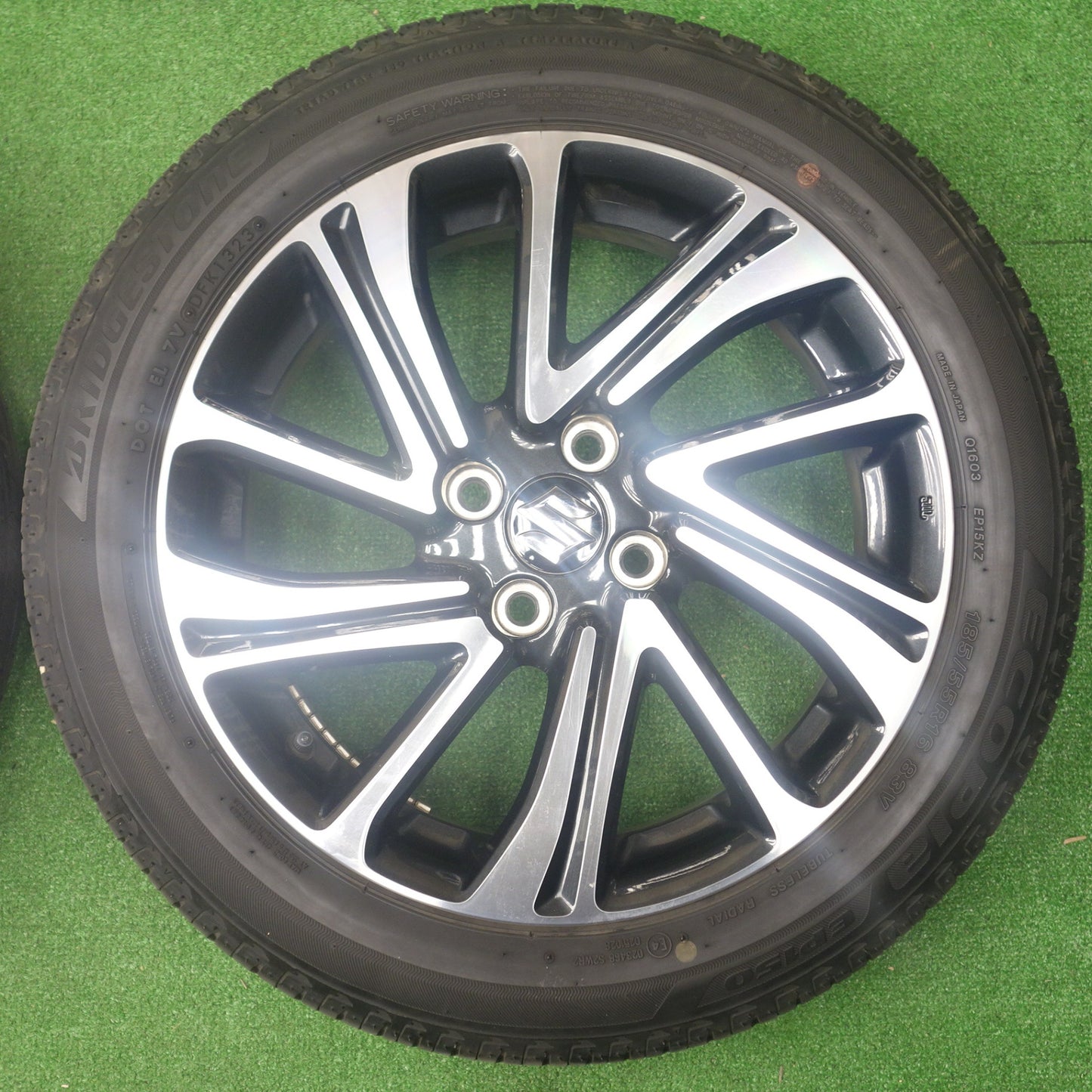 バリ溝！23年！9分★スズキ スイフト RS 純正 185/55R16 ブリヂストン エコピア EP150 16インチ PCD100/4H★6022801KTノ
