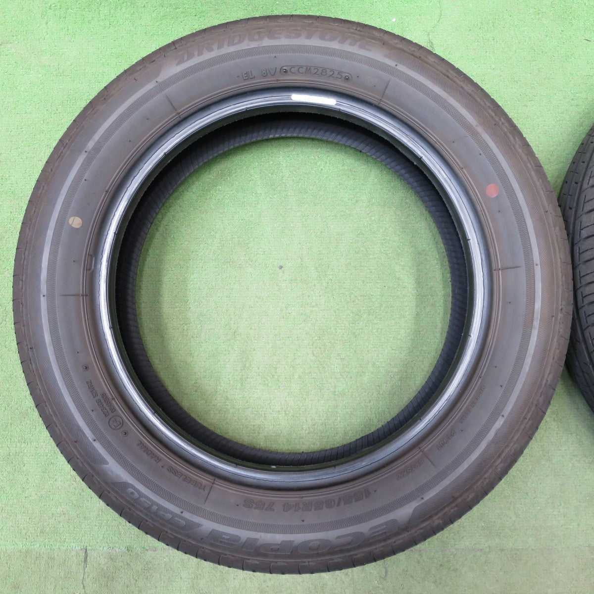 4本価格！25年◎155/65R14 ブリヂストン エコピア EP150 タイヤ 14インチ スペーシア ワゴンR タント ムーブ N-BOX 等◎6092102NGノタ