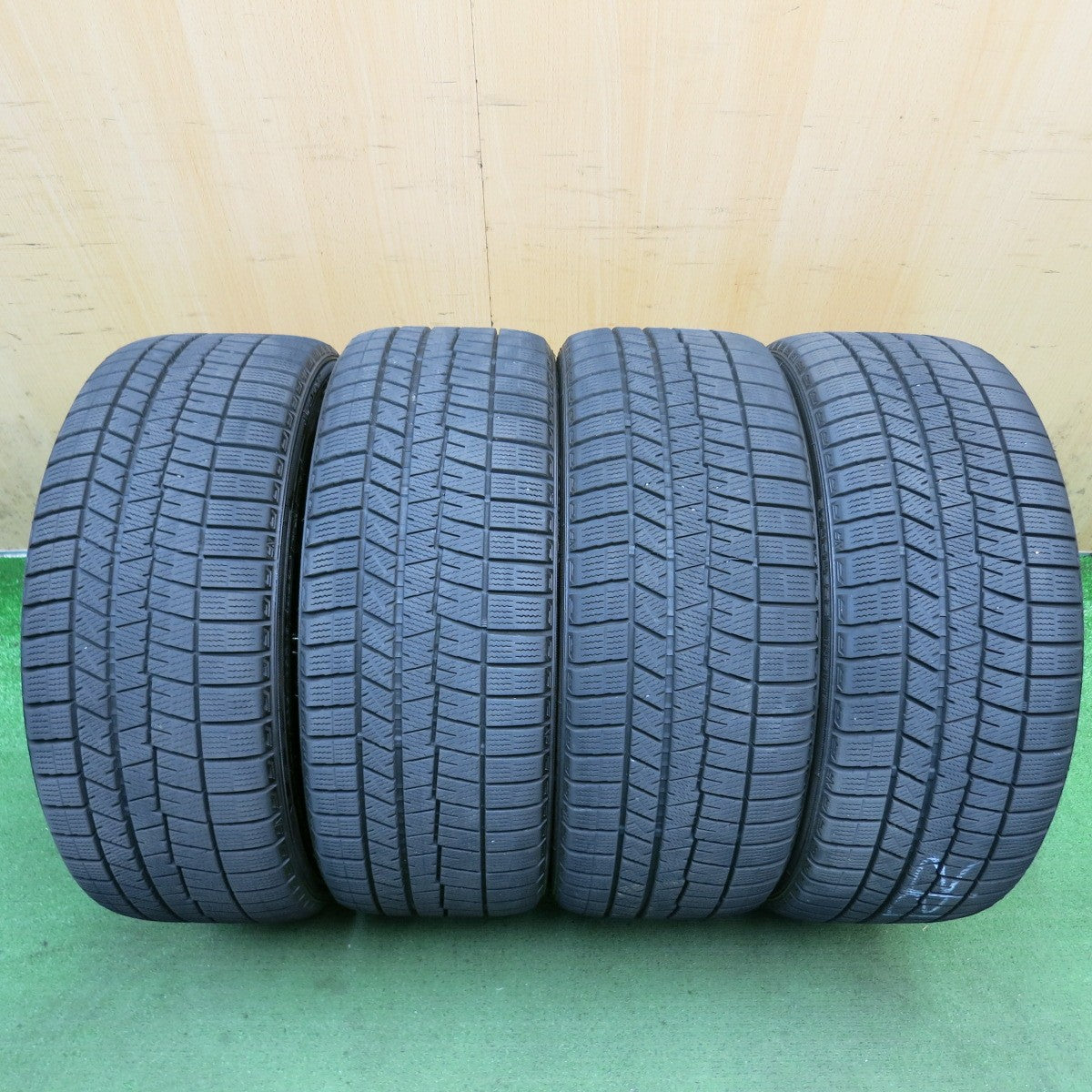 バリ溝！22年！キレイ！9.5分◎スバル インプレッサ STI スポーツ GT 純正 225/40R18 スタッドレス ダンロップ ウインターマックス 03 18インチ PCD100/5H◎6091202HAス