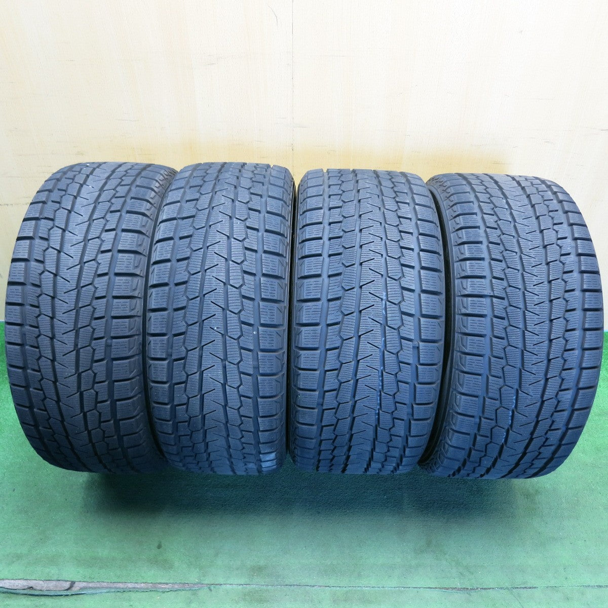 ほぼ未使用！25年！キレイ★ポルシェ カイエン RS スパイダー E3 純正 285/45R21 315/40R21 スタッドレス ヨコハマ アイスガード G075 21インチ PCD130/5H★6061102HAス
