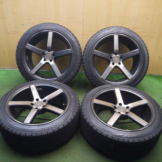 バリ溝！キレイ！9.5分★BMW 等 NICHE 245/45R19 スタッドレス ブリヂストン ブリザック VRX ニッチェ PCD112/5H★4031909Hス
