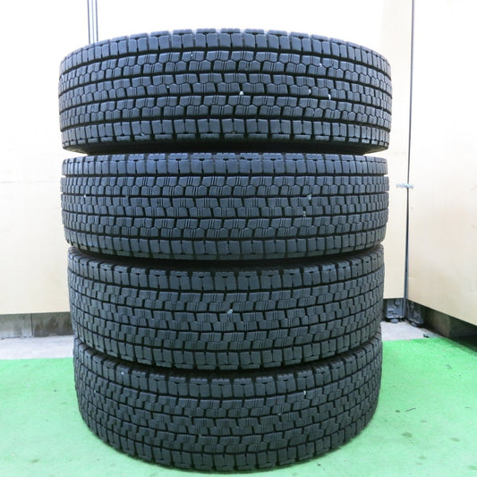 4本価格！23年★トラック タイヤ 225/90R17.5 127/125L スタッドレス ブリヂストン W999 17.5インチ★5031905ナスタ