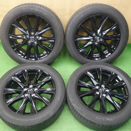 バリ溝！23年！9.5分★マツダ CX-5 純正 225/55R19 トーヨー プロクセス R46 CX5 19インチ PCD114.3/5H★6042203KTノ