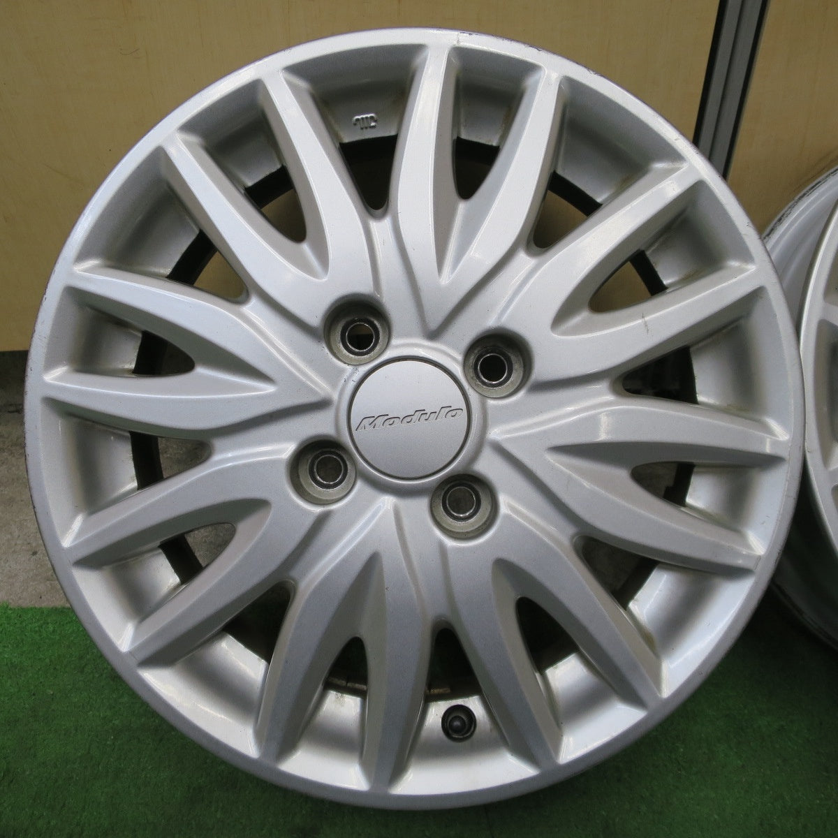 4本価格★ホンダ N-BOX 等 純正 Modulo ME-009 ホイール 14インチ モデューロ 14×4.5J PCD100/4H★6052704NGホ