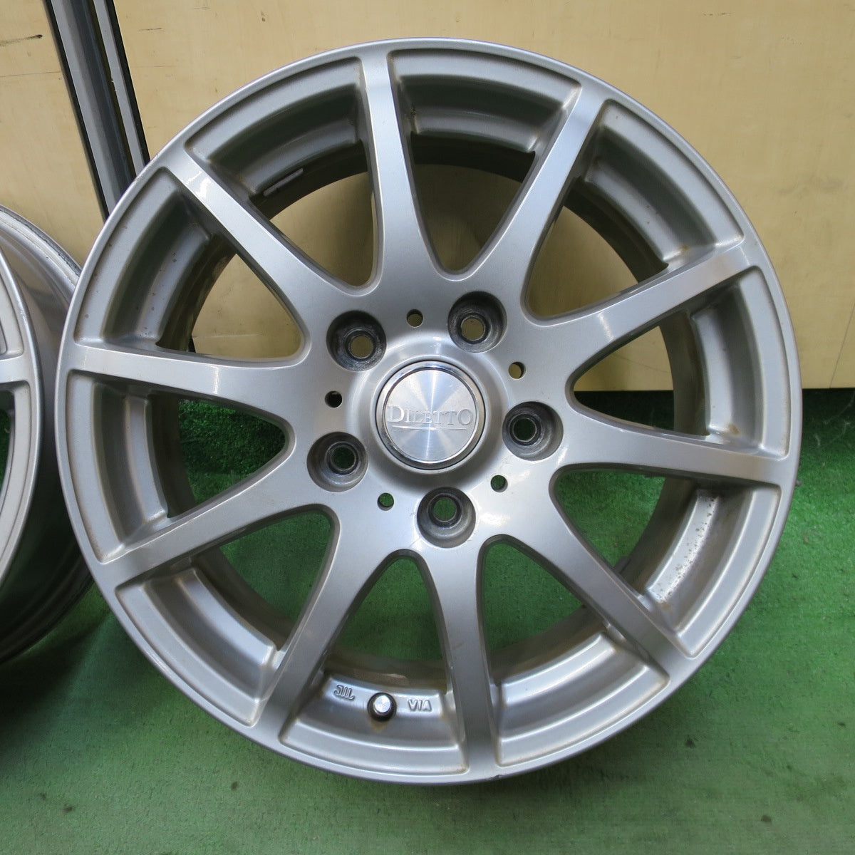 4本価格◎DILETTO 15インチ ホイール ディレット 15×6J PCD114.3/5H◎6080101NGホ