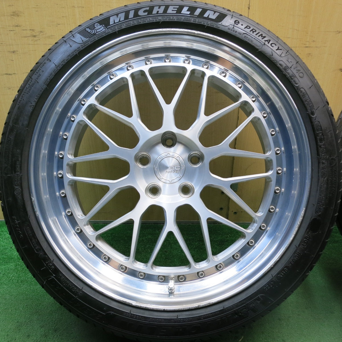 4本価格！22年★BC FORGED MLE81 245/40R20 ミシュラン e・PRIMACY MO BCフォージド 20インチ PCD114.3/5H★5080304HAノ