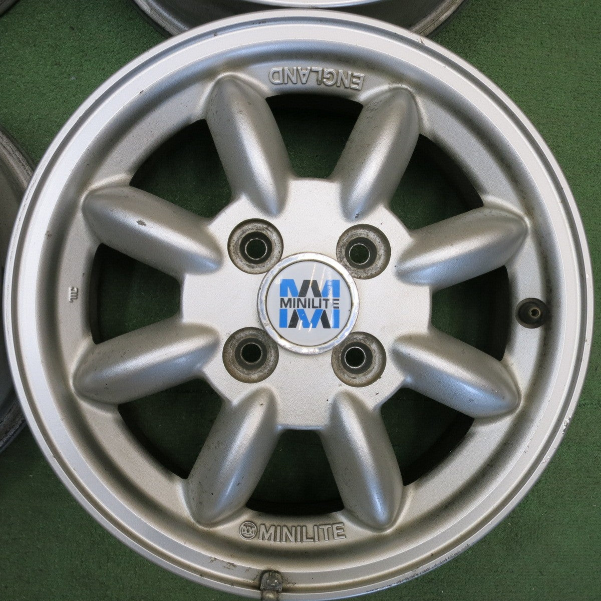 4本価格★ダイハツ ミラ ジーノ 純正 MINILITE ホイール 14インチ ミニライト 14×4.5J PCD100/4H★6042601HAホ