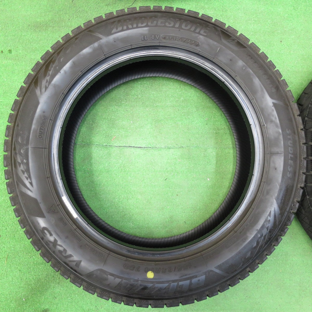 *送料無料* バリ溝！22年！8.5分★スタッドレス 155/65R14 ブリヂストン ブリザック VRX3 タイヤ 14インチ N-WGN パレット AZワゴン ラパン等★4060501イスタ