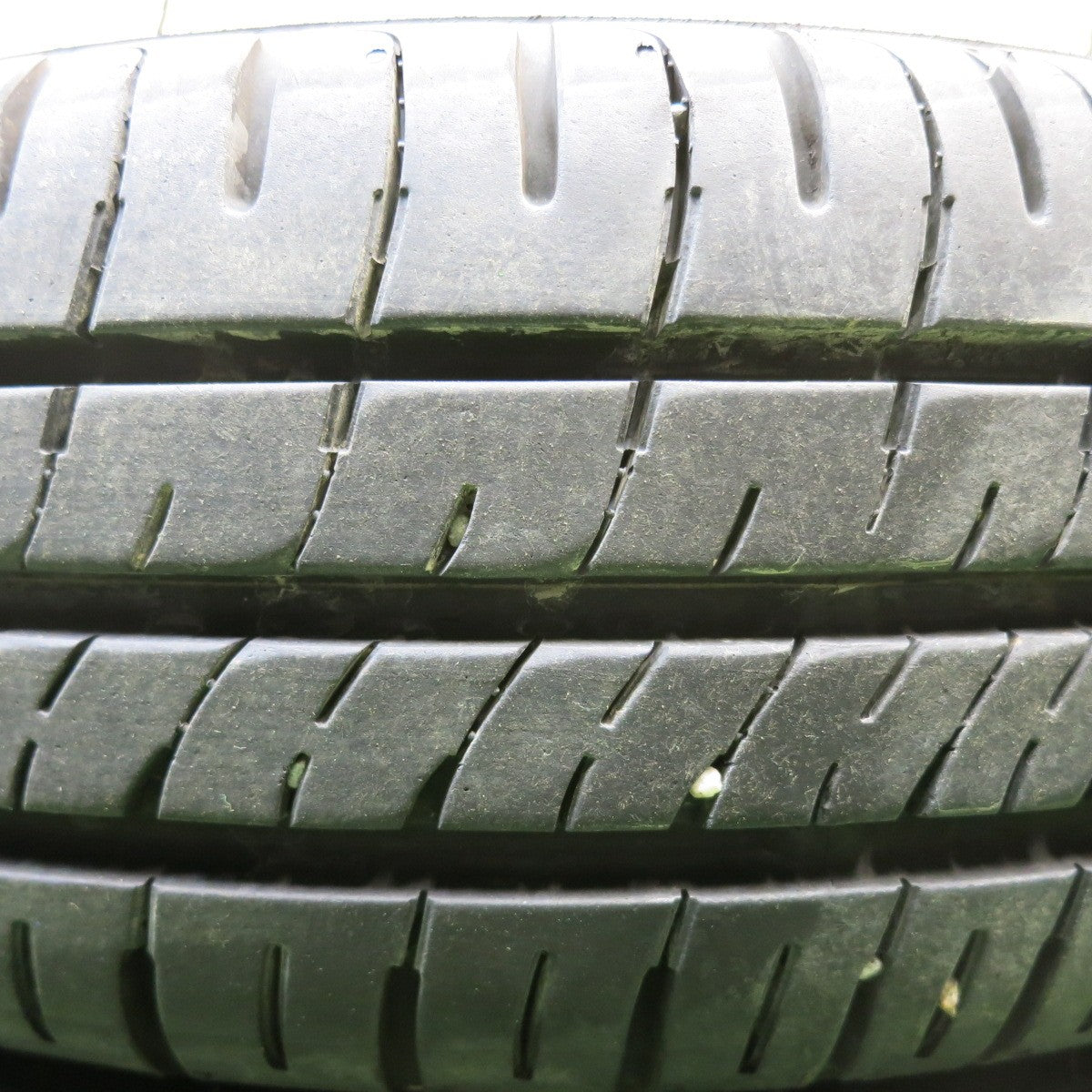 バリ溝！24年！8.5分★155/65R14 ダンロップ エナセーブ EC204 スチール ホイール 14インチ PCD100/4H★6032303HAノ