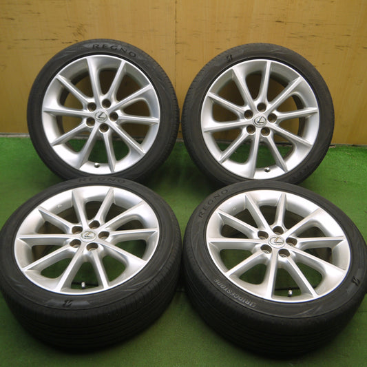 *送料無料* バリ溝！8.5分★レクサス CT200h バージョンL 純正 215/45R17 ブリヂストン レグノ GR-X2 17インチ PCD100/5H★4040515Hノ