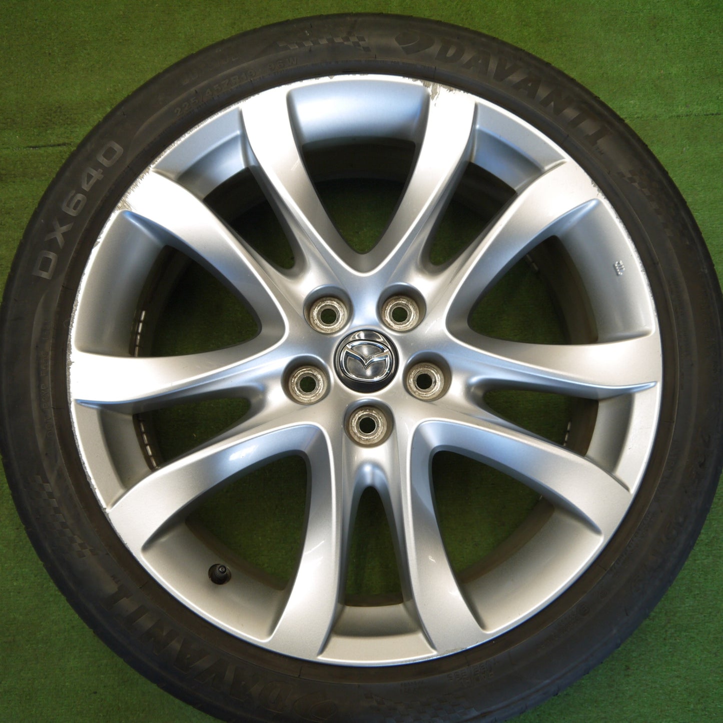 4本価格★マツダ アテンザ ワゴン 純正 225/45R19 ダヴァンティ DX640 19インチ PCD114.3/5H★6042810Hノ