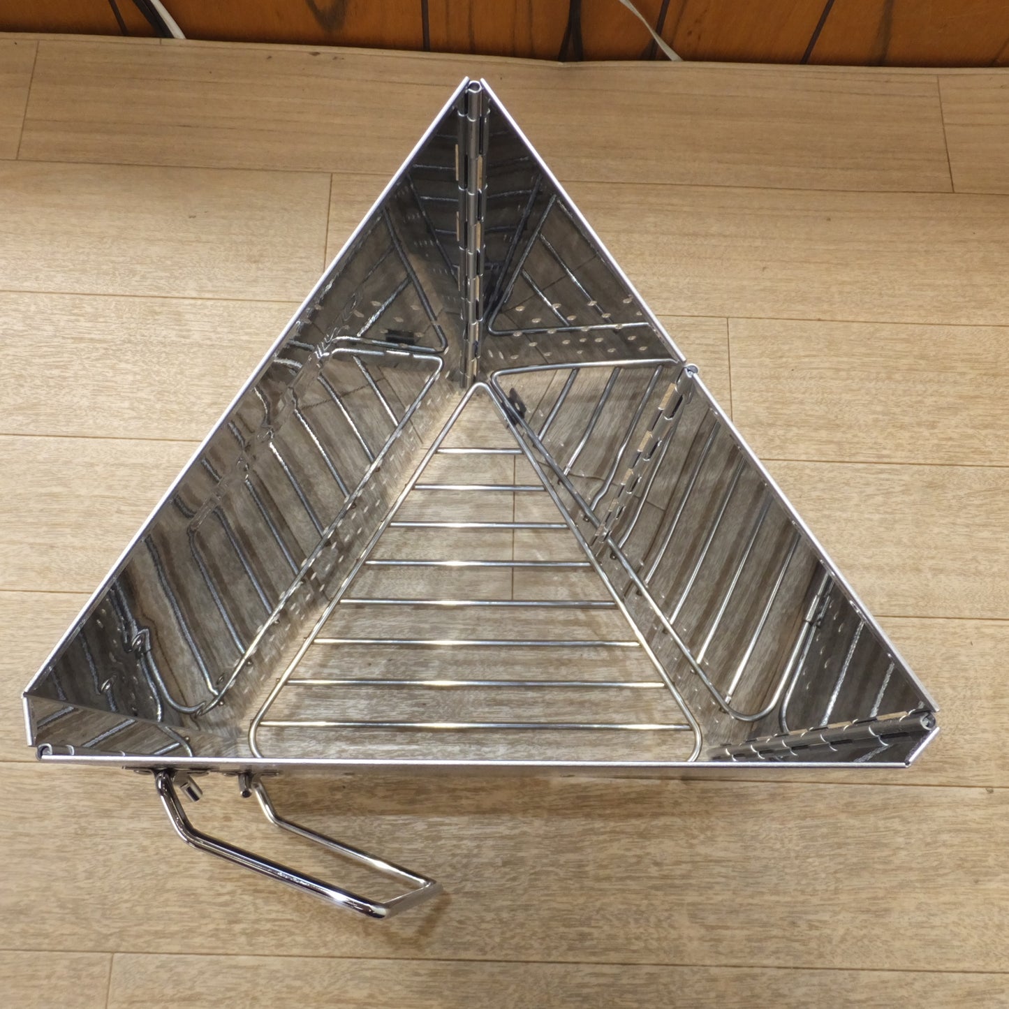 [送料無料] 未使用★新越ワークス ユニフレーム UNIFLAME チャコスタII ラージ　炭熾し 火熾し 着火 ステンレスボディ エンボス材★