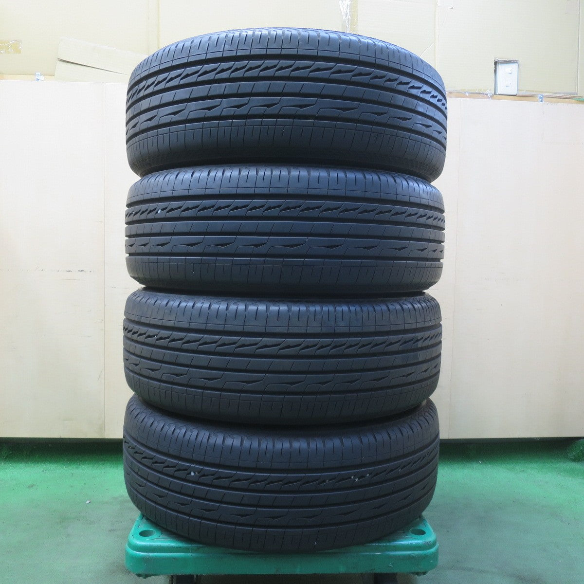バリ溝！24年！キレイ！9.5分★スバル SK フォレスター 純正 225/55R18 ブリヂストン アレンザ LX100 18インチ PCD114.3/5H★6051002イノ