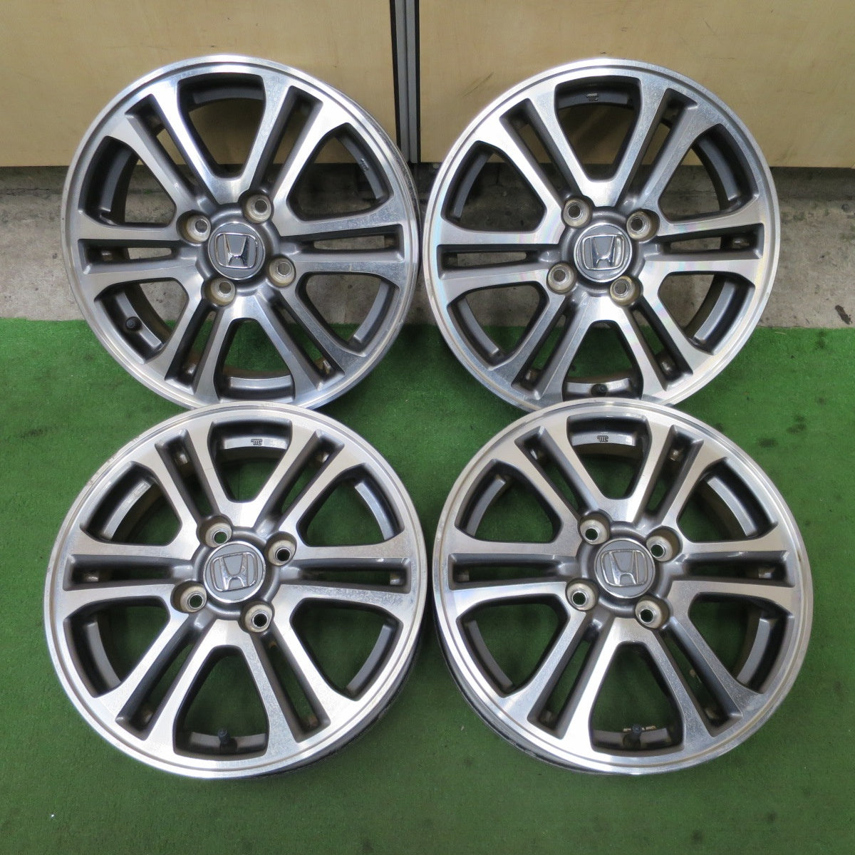 4本価格★ホンダ N-BOX 純正 ホイール 14インチ 14×4.5J Nボックス NBOX PCD100/4H★6060602NGホ