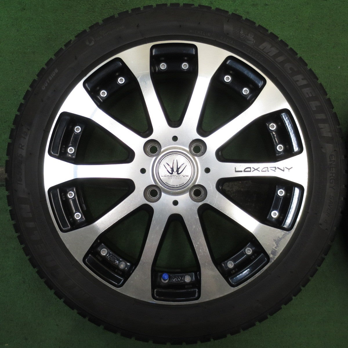 バリ溝！22年！8.5分★LOXARNY OCTDEC 165/55R15 ミシュラン エナジーセイバー4 ロクサーニ オクトデック 15インチ 軽サイズ PCD100/4H★5081301NJノ