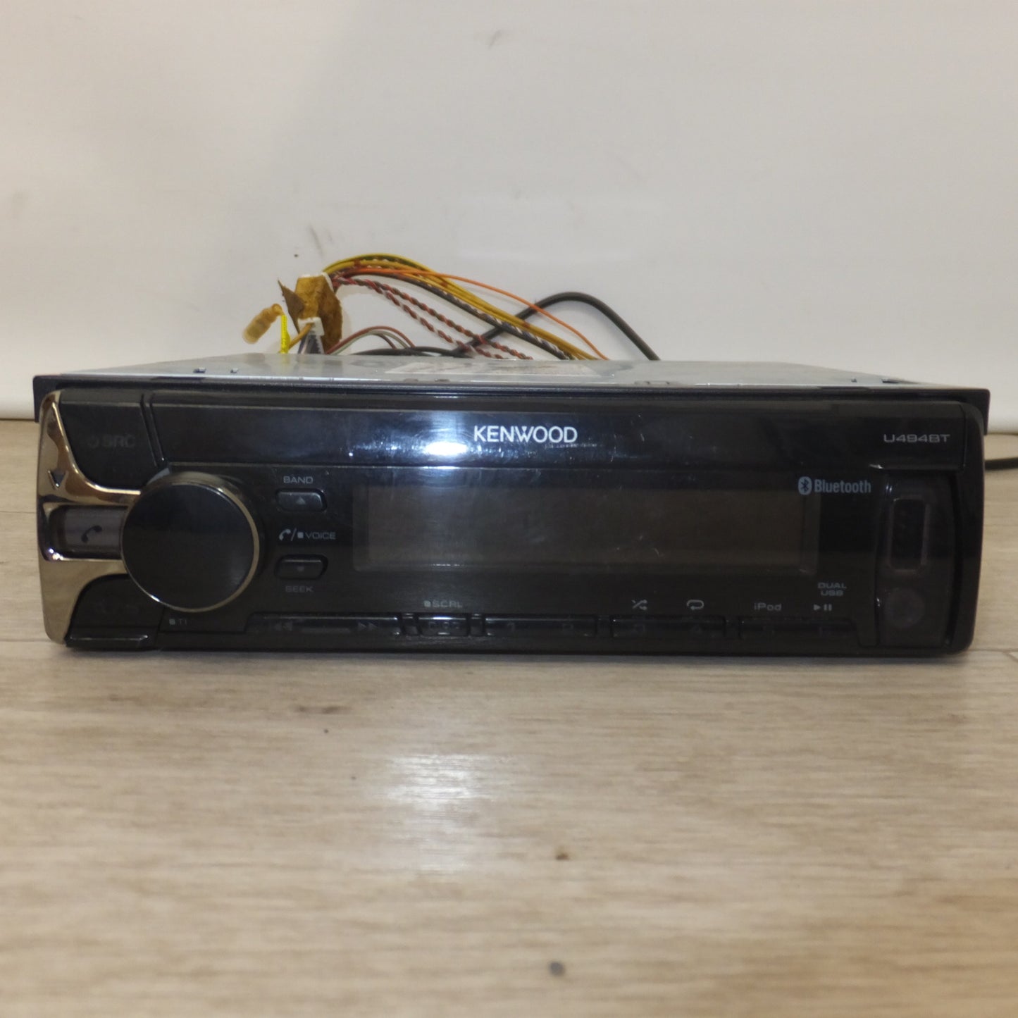 [送料無料] ★ケンウッド KENWOOD カーオーディオ 1DIN コンポ U494BT[5]★